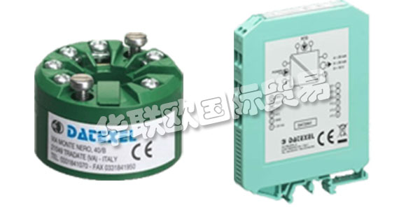 DATEXEL公司制造各種溫度變送器，頭戴式溫度變送器，信號(hào)轉(zhuǎn)換器，信號(hào)隔離器，跳閘放大器，熱電偶轉(zhuǎn)換器，電流信號(hào)調(diào)節(jié)器，回路供電指示器，信號(hào)分配器，分布式I/O模塊，用于PLC的A/D接口，跳閘放大器，電源，電流回路隔離器和回路供電數(shù)字指示器。下文為您介紹DATEXEL溫度變送器。